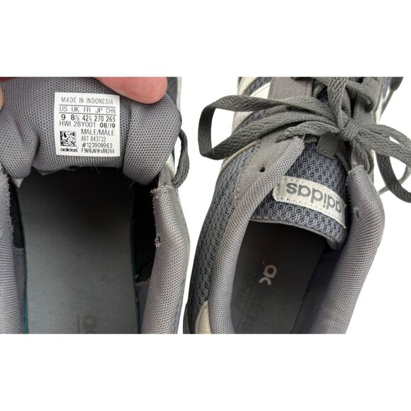 Adidas Men's NEO Lite Racer Running Casual Sneaker Gray/White Size US 9 - Picture 7 of 8